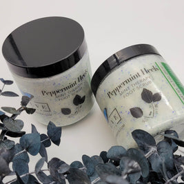 Peppermint Heels Foot Scrub – Cooling Mint Therapy - MIRA MORA