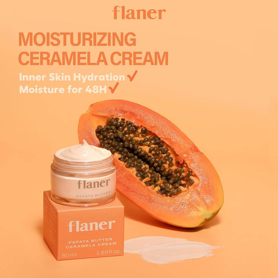 Papaya Ceramela Moisturizer – Brightening & Hydrating Cream - MIRA MORA