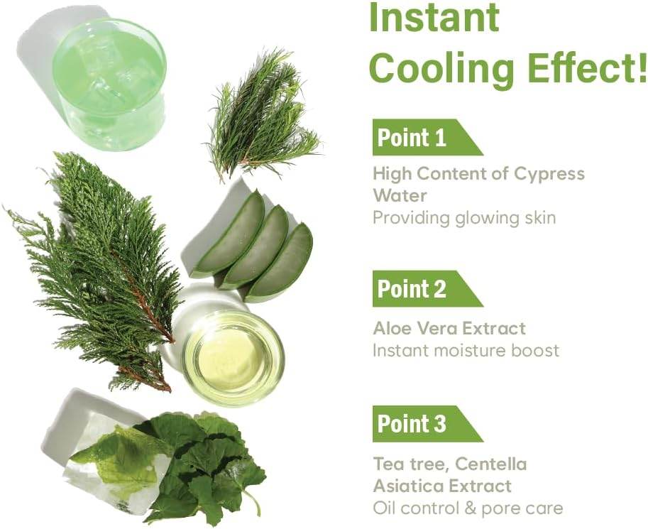 Cypress Aloe Calming Toner Pads – Soothing & Hydrating, 70 Sheets - MIRA MORA