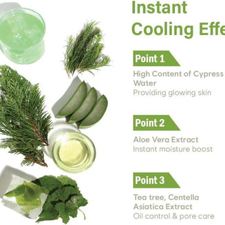 Cypress Aloe Calming Toner Pads – Soothing & Hydrating, 70 Sheets - MIRA MORA