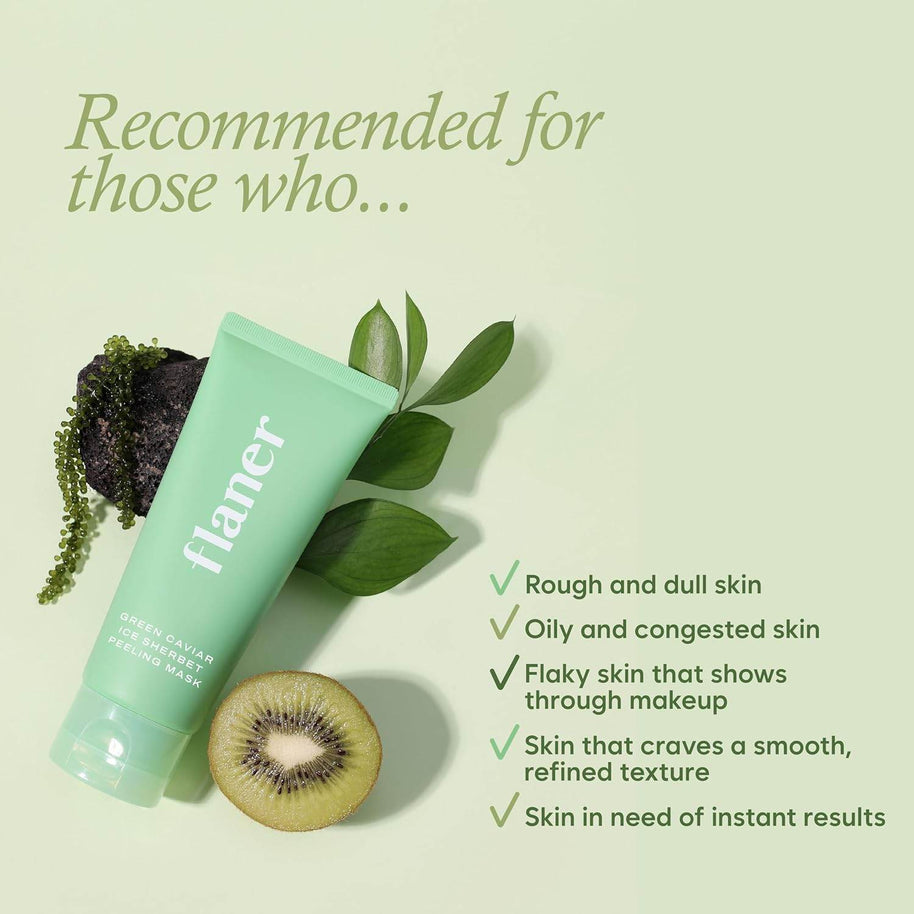 Green Caviar Marine Peeling Mask – Exfoliating & Brightening - MIRA MORA