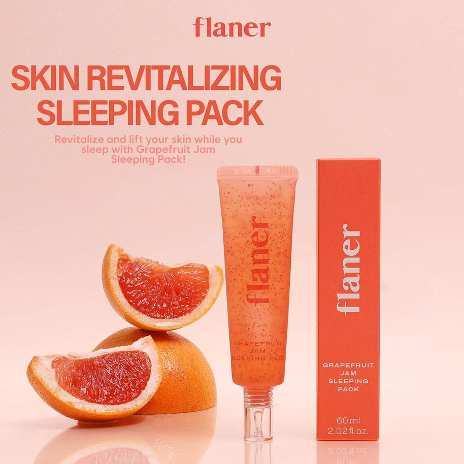 Grapefruit Sleeping Mask – Vitamin C Overnight Glow - MIRA MORA