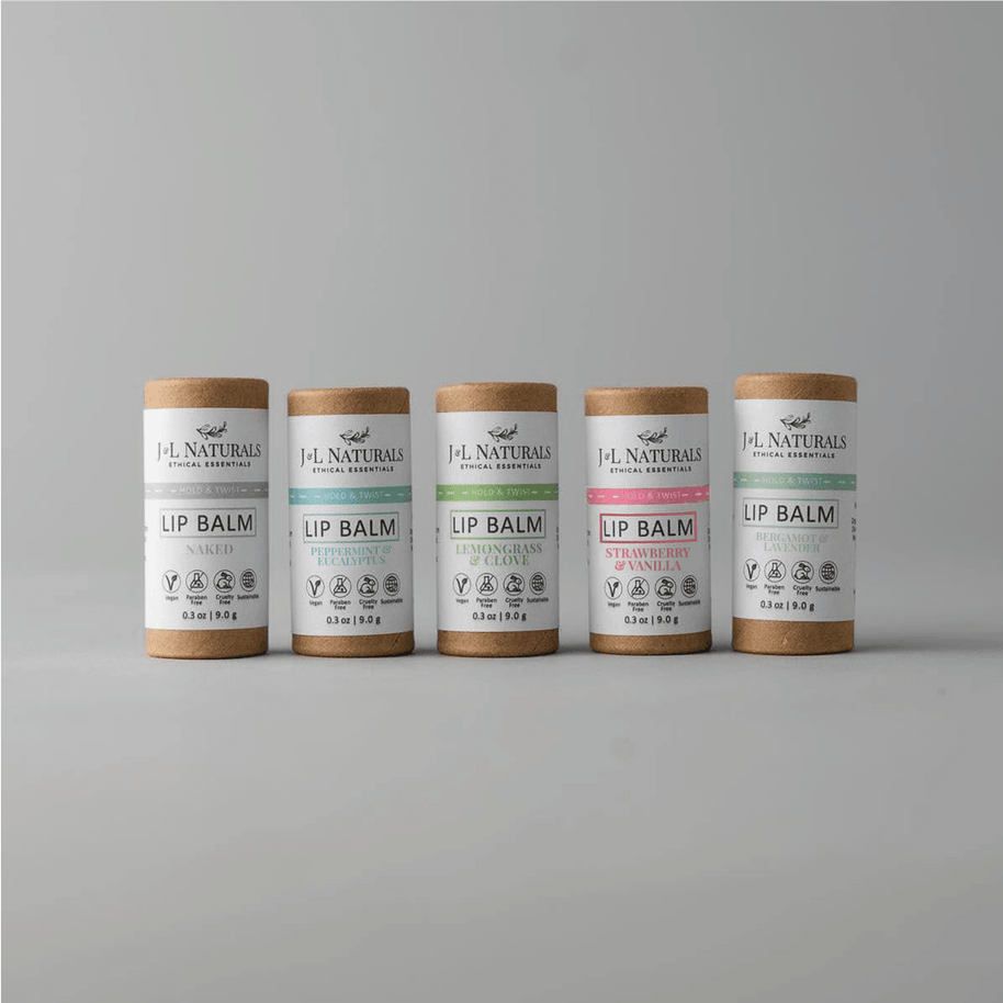 Hydrating Lip Balm Set – 5 Natural Vegan Flavors - MIRA MORA