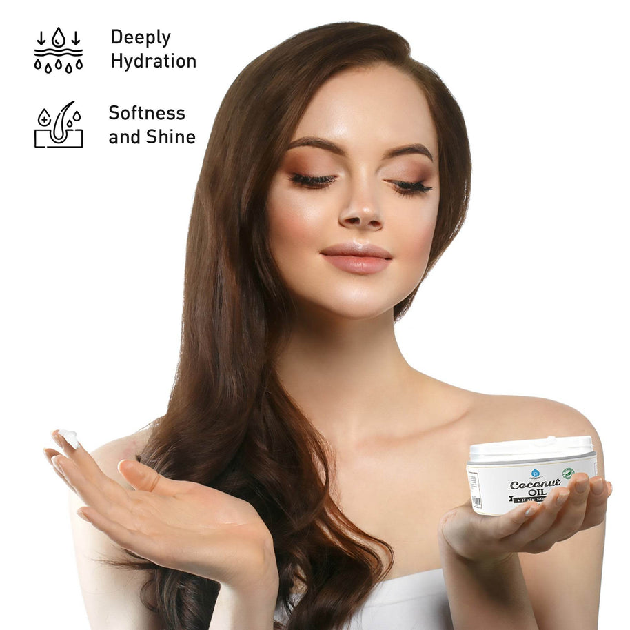 Ultra-Hydrating Coconut Oil Hair Mask – Deep Repair & Shine - MIRA MORA
