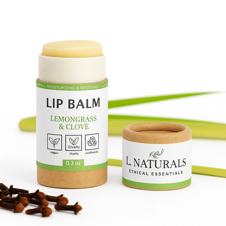 Hydrating Lip Balm Set – 5 Natural Vegan Flavors - MIRA MORA