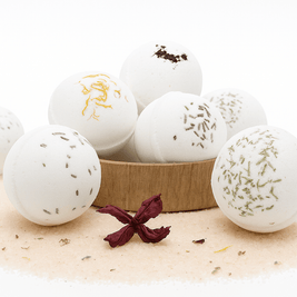 Himalayan Salt Bath Bomb Set – 6 Natural Scents - MIRA MORA