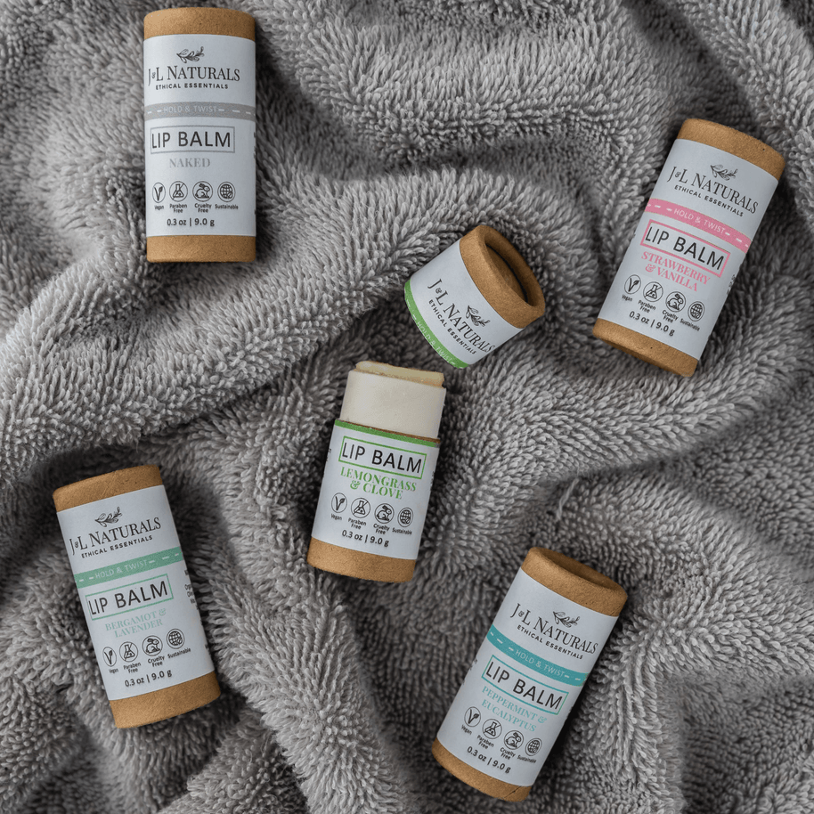 Hydrating Lip Balm Set – 5 Natural Vegan Flavors - MIRA MORA