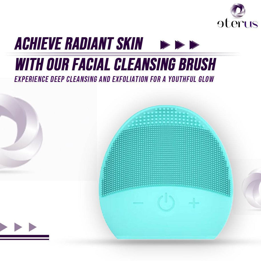 Rechargeable Silicone Facial Cleansing Brush – Deep Clean & Massage - MIRA MORA