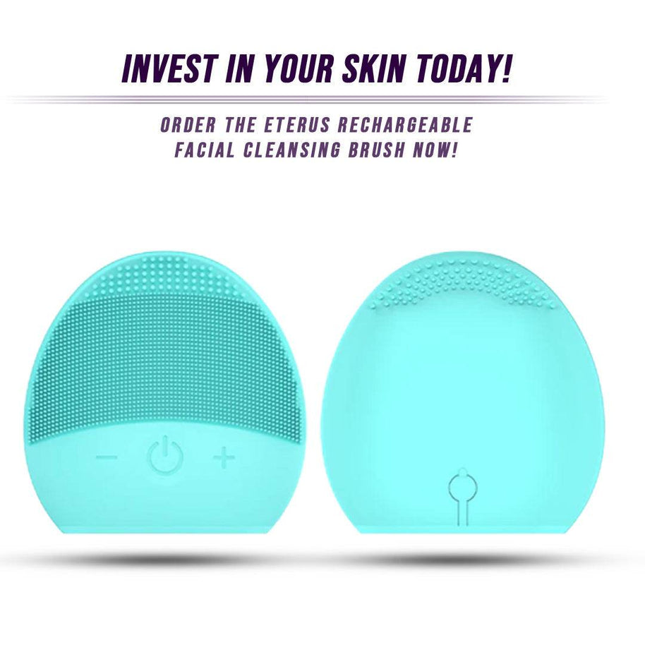 Rechargeable Silicone Facial Cleansing Brush – Deep Clean & Massage - MIRA MORA