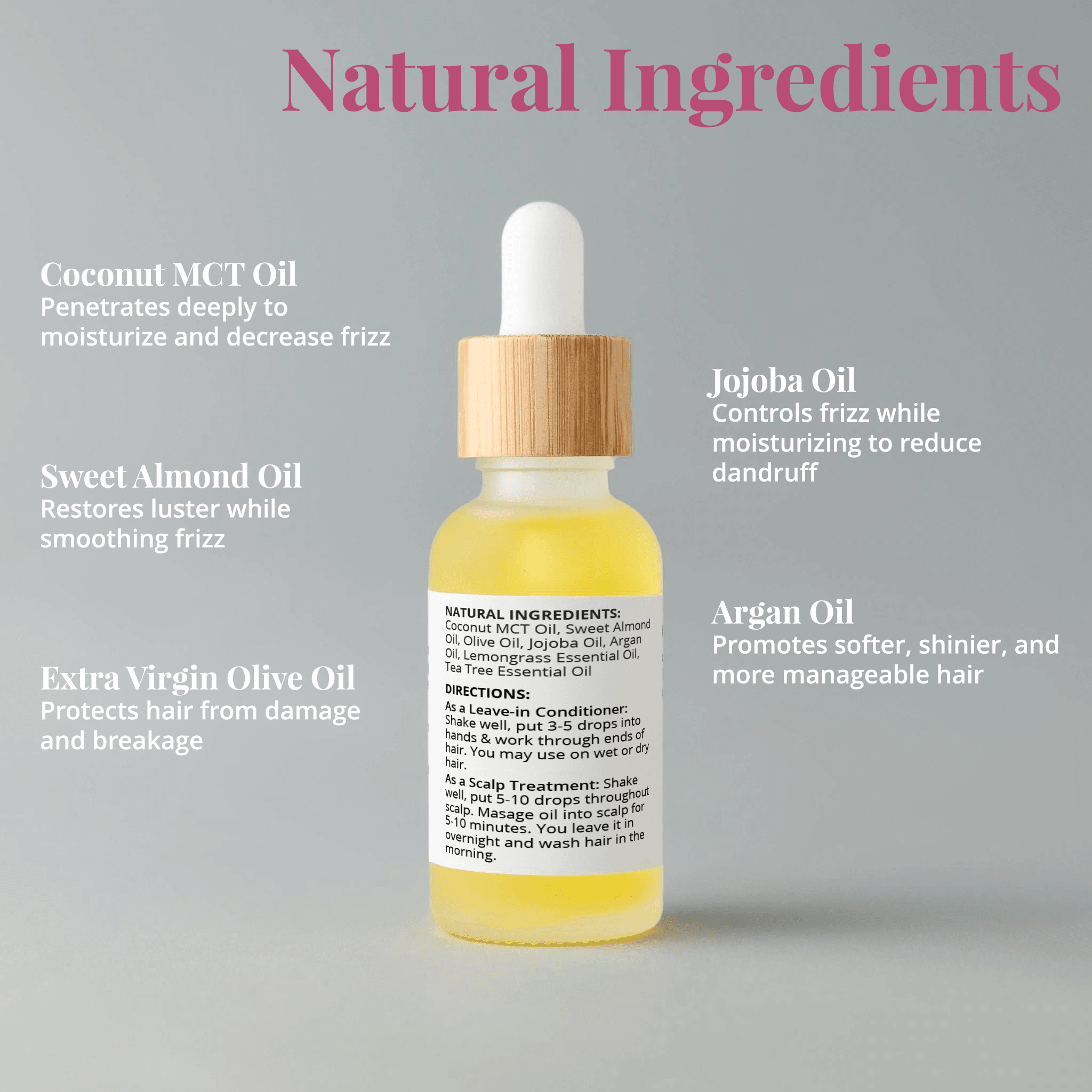 Hair Serum – Smooth & Nourish - MIRA MORA
