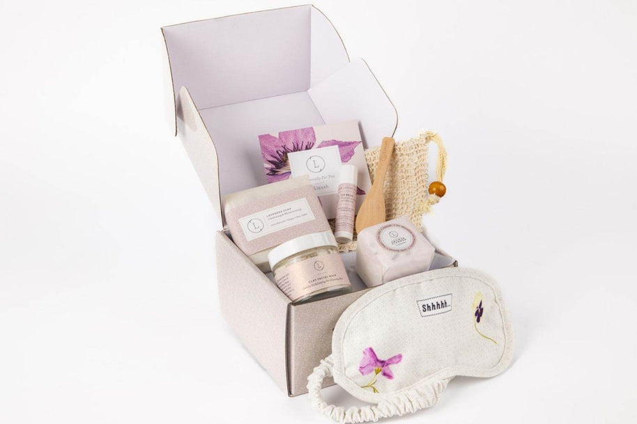 Lavender Calm Spa Gift Box – Relaxing Self-Care Set - MIRA MORA