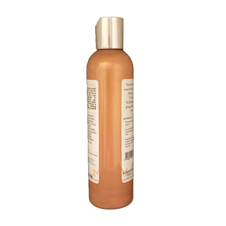 Goddess Glow SPF 40 Shimmer Suntan Lotion – Reef-Safe Radiance - MIRA MORA