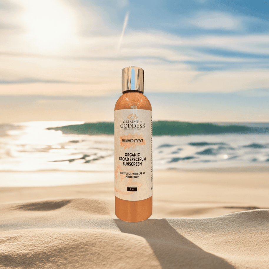 Goddess Glow SPF 40 Shimmer Suntan Lotion – Reef-Safe Radiance - MIRA MORA