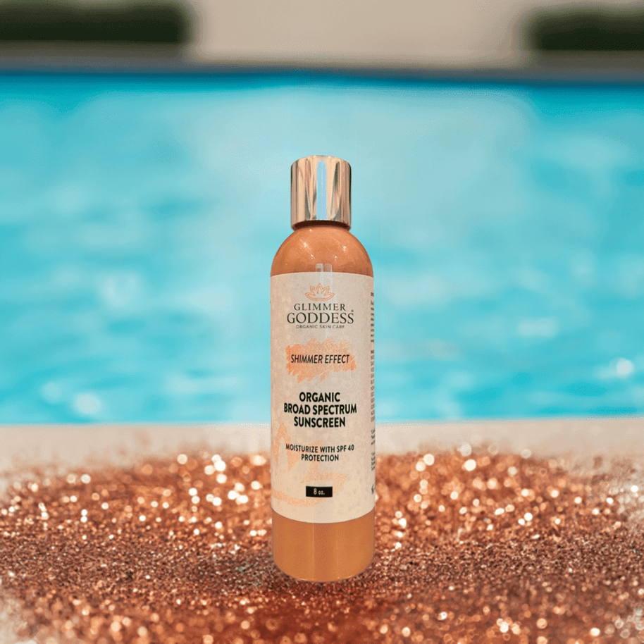 Goddess Glow SPF 40 Shimmer Suntan Lotion – Reef-Safe Radiance - MIRA MORA