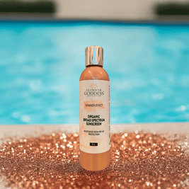 Goddess Glow SPF 40 Shimmer Suntan Lotion – Reef-Safe Radiance - MIRA MORA