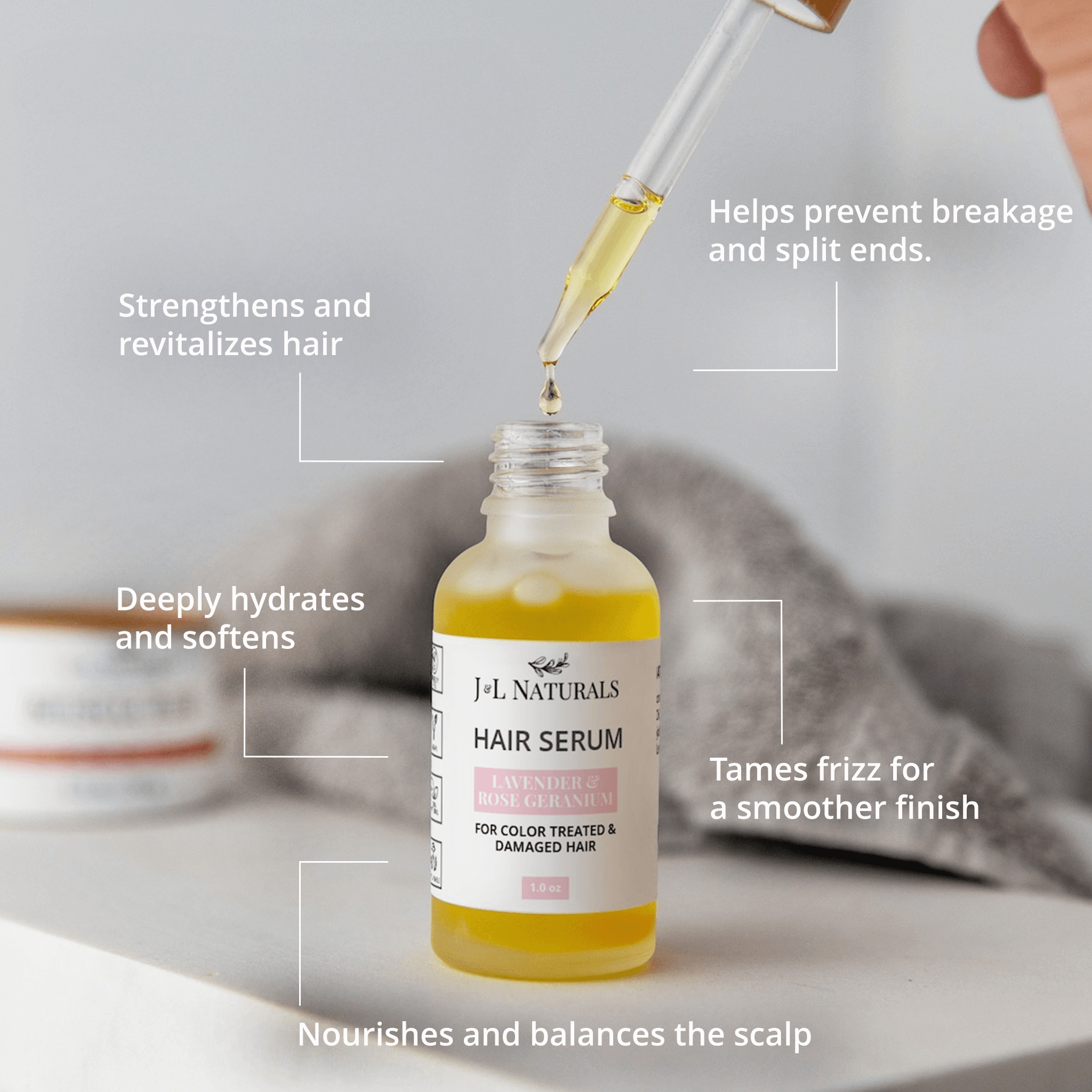 Hair Serum – Smooth & Nourish - MIRA MORA