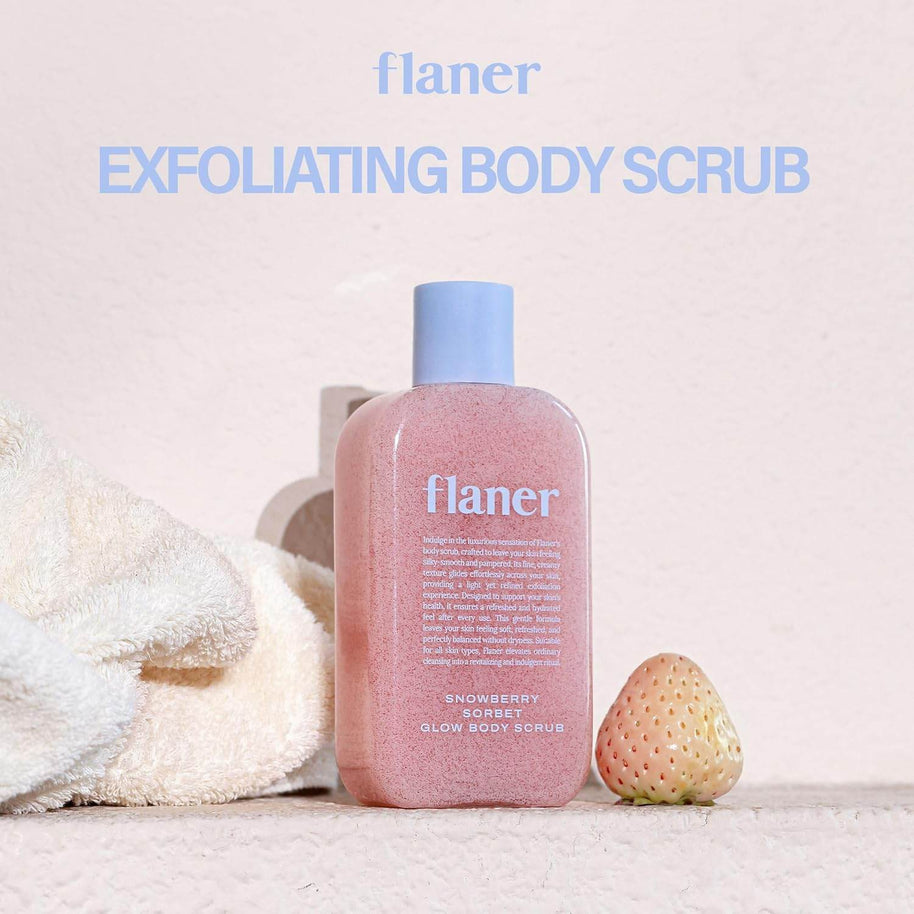 Snowberry Sorbet Body Scrub – Gentle Exfoliation & Glow - MIRA MORA