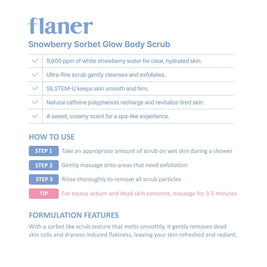 Snowberry Sorbet Body Scrub – Gentle Exfoliation & Glow - MIRA MORA