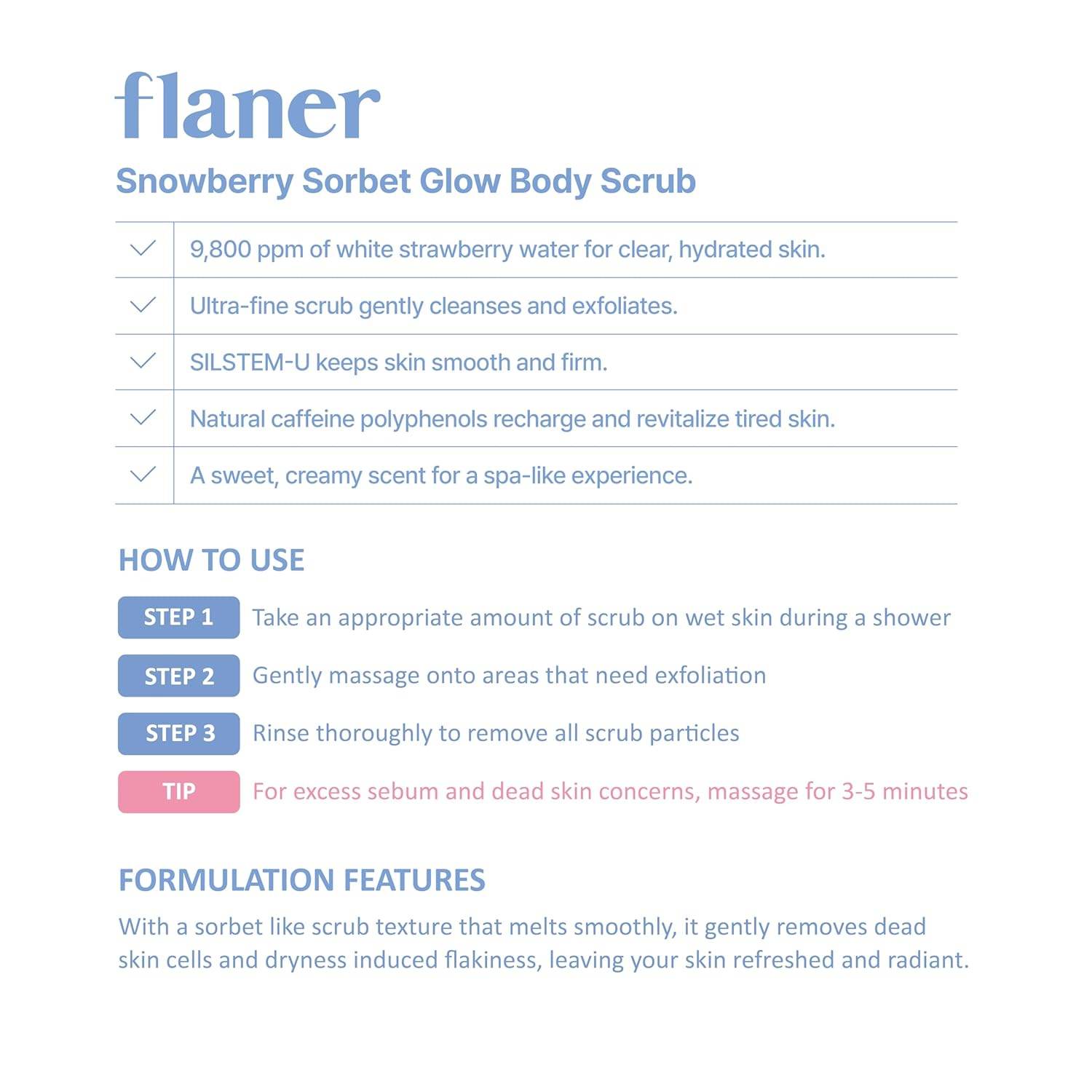 Snowberry Sorbet Body Scrub – Gentle Exfoliation & Glow - MIRA MORA