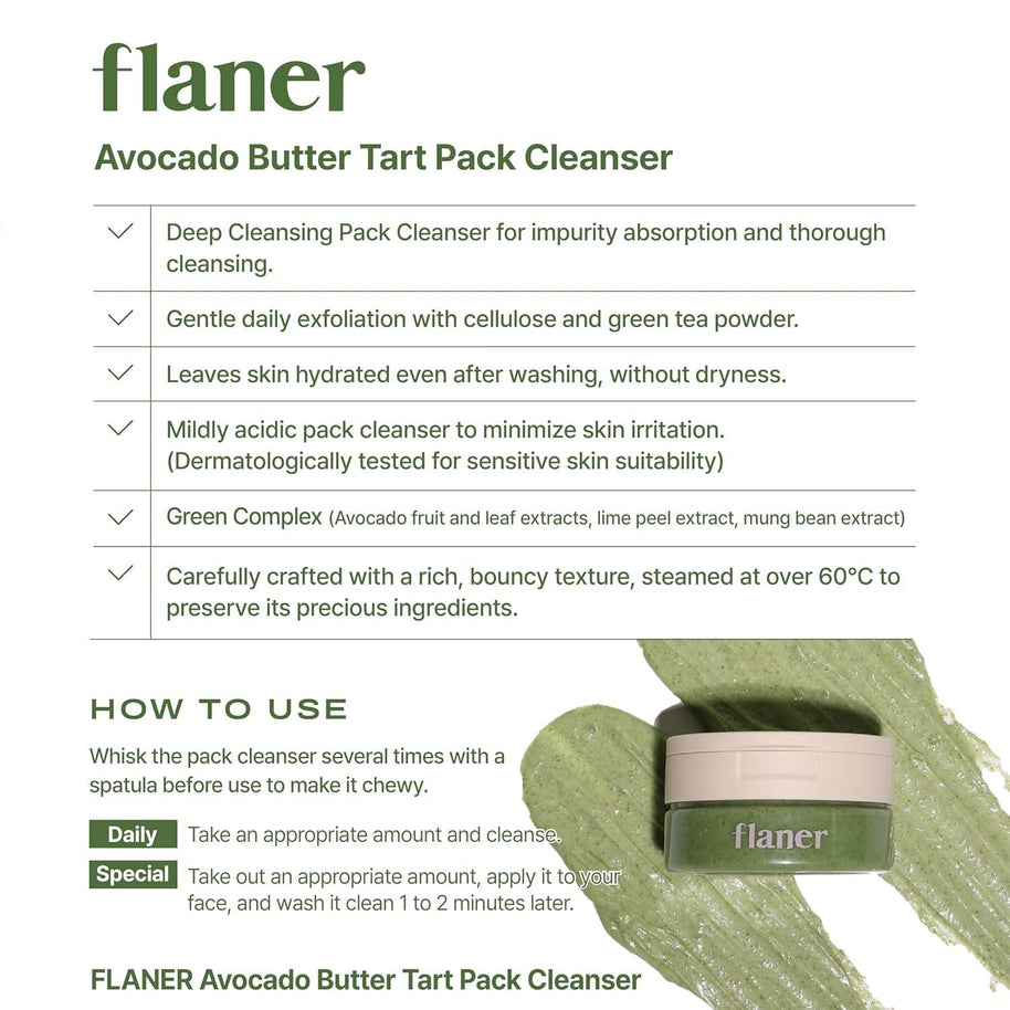 Avocado Pore Cleanser Pack – Deep Clean & Tighten - MIRA MORA