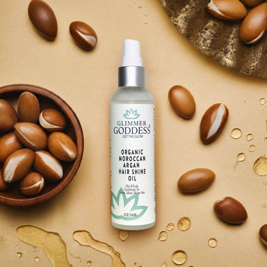 Moroccan Argan Oil Hair Shine Spray – Frizz Control & Moisture - MIRA MORA