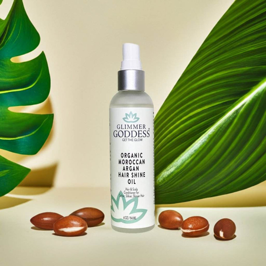 Moroccan Argan Oil Hair Shine Spray – Frizz Control & Moisture - MIRA MORA
