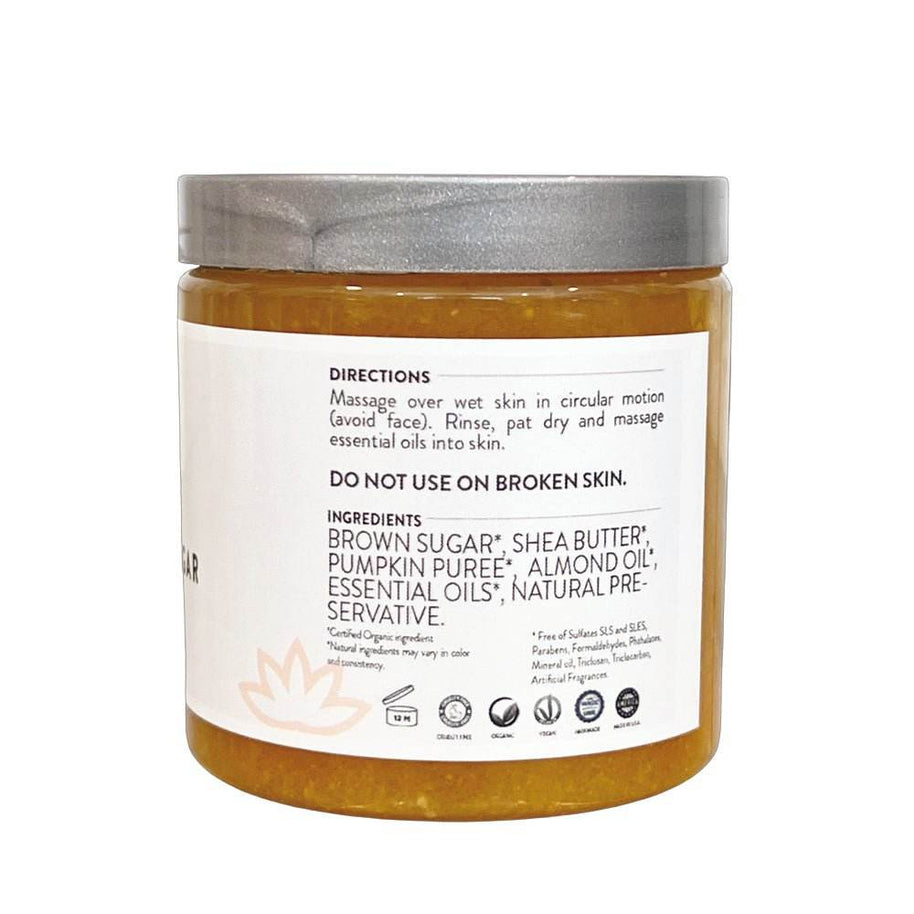 Pumpkin Shea Sugar Body Scrub – Exfoliating & Hydrating - MIRA MORA