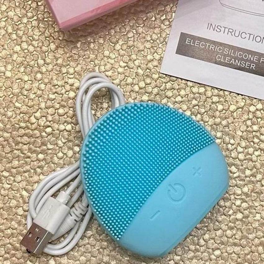 Rechargeable Silicone Facial Cleansing Brush – Deep Clean & Massage - MIRA MORA