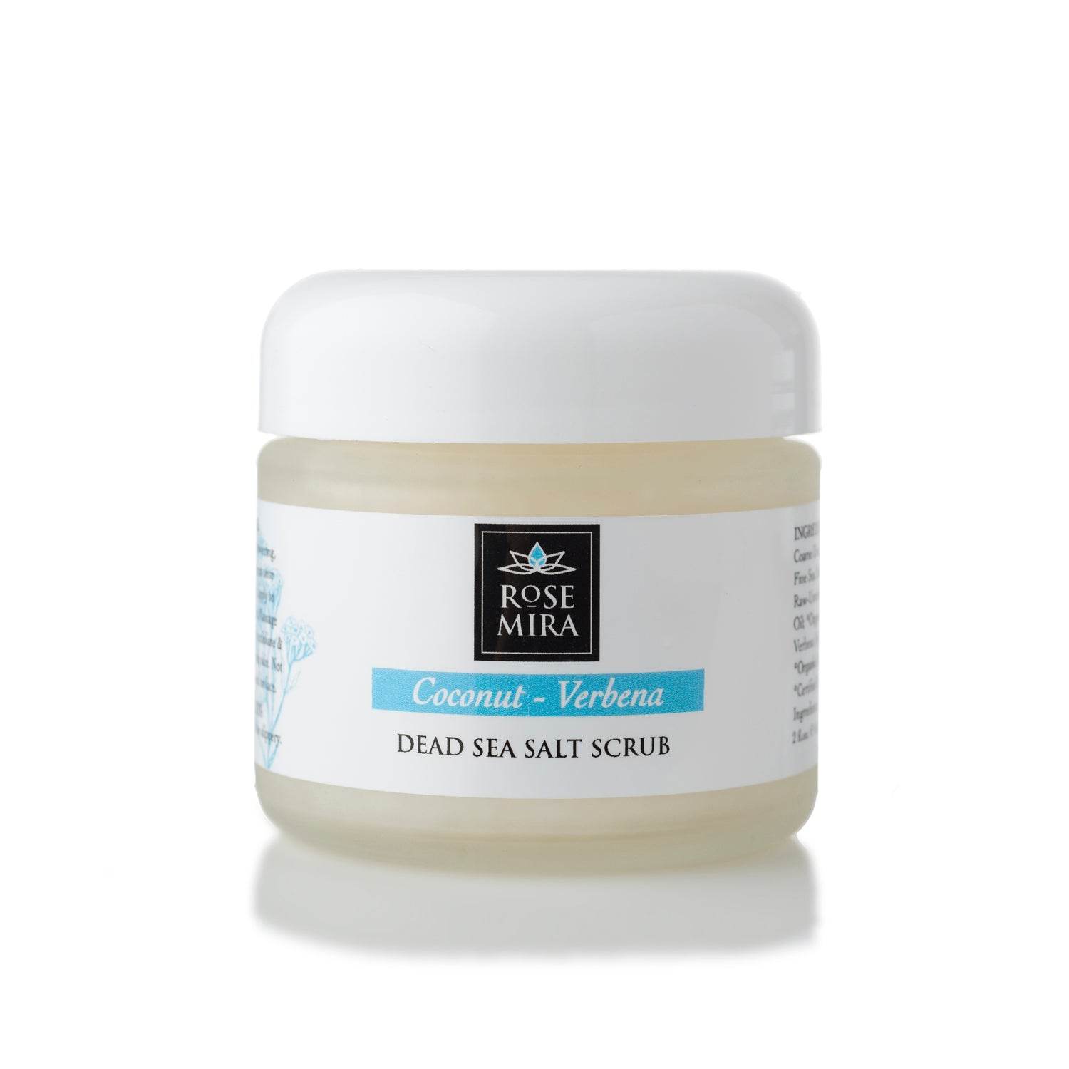 Coconut Verbena Dead Sea Salt Body Scrub – Exfoliate & Moisturize - MIRA MORA